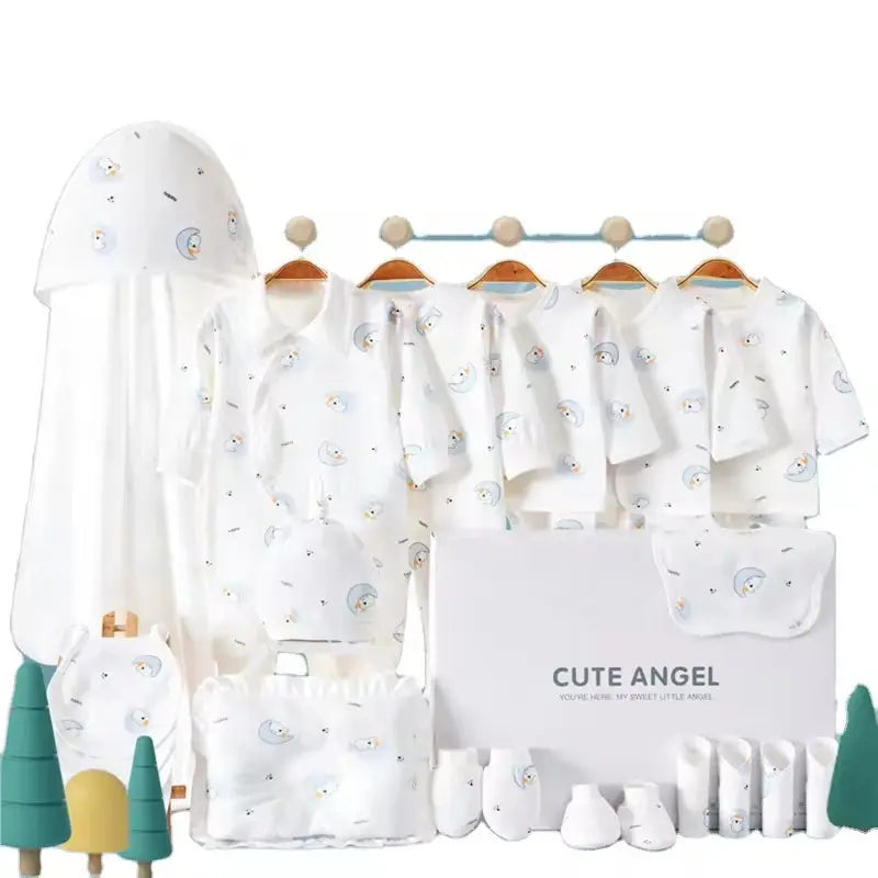 Spring Babies Gift Box 100% Cotton Clothing Sets 22Pcs 25Pcs Pink Blue Logo New Born Baby Clothes Gift Set Infant apparel gift set
100% cotton baby clothes
Pink and blue baby clothing
22-piece baby set
25-piece baby gift set
Custom logo baby apparel
Newborn gift set
Baby shower gift idea
Soft cotton baby clothes
Personalized infant clothing set