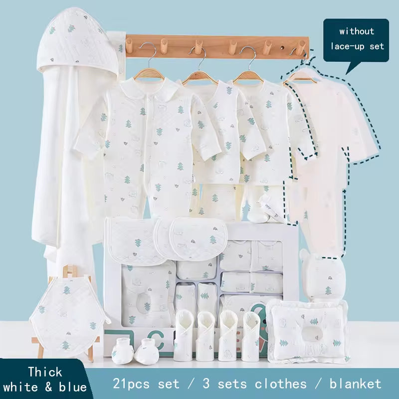 New Item 100% Cotton Baby Gift Set Newborn Baby Clothing Gift Set with Cute Pattern