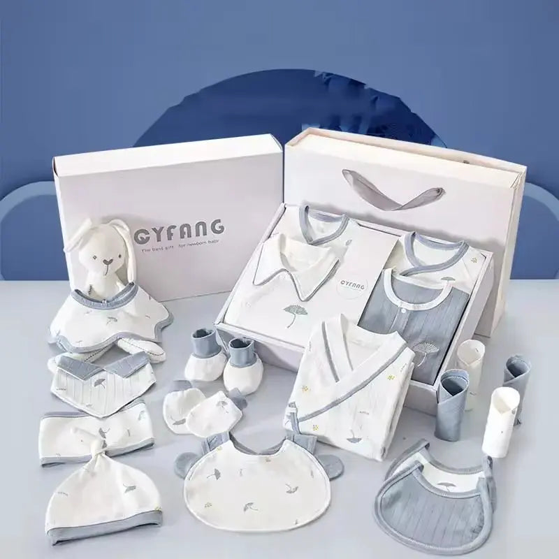 Baby Clothes Autumn and Winter Set Newborn Gift Box Newborn Baby Supplies Full Moon Newborn Meeting Gift High-End