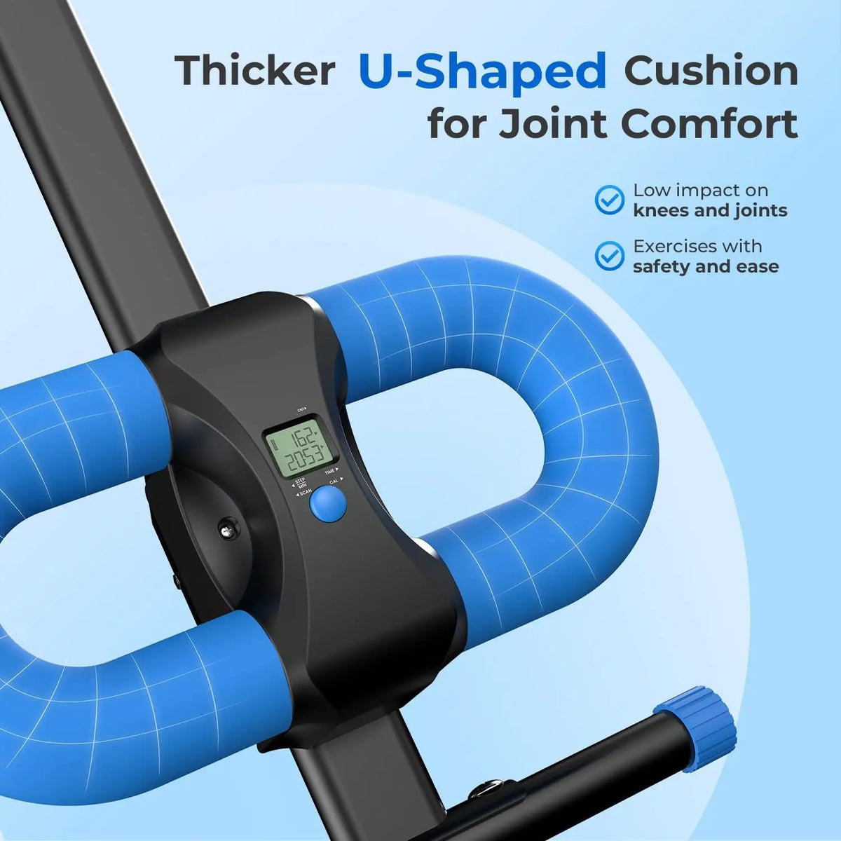 Ab Machine, Adjustable Ab Trainer Machine for Abs Workout at Home Gym, Foldable, Knee Protection, LCD Monitor, Device Holder, 400 Lbs,Abdominal Trainer for Stomach Workout