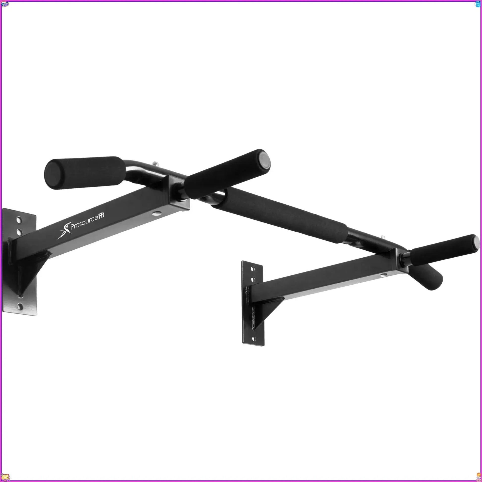 Space Saving Chin-Up Bar Heavy Duty 300Lbs, Garage Home Workout Equipment for Strength Training & Fitness