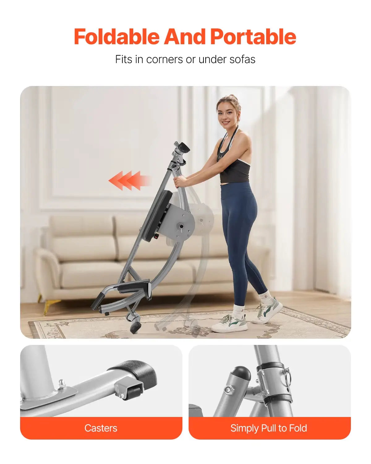VEVOR 440 Lbs AB Workout Machine Ab Workout Equipment at Home Gym Core & Abdominal Trainers Strength Training Fitness Exerciser