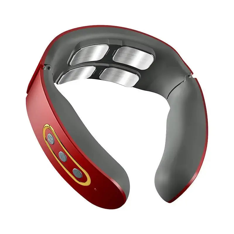 6 Mode Electric Neck Massager Neck and Shoulder Pulse Massager Muscle Relaxation Neck Massager Tool Relax Cervical Relief Pain
