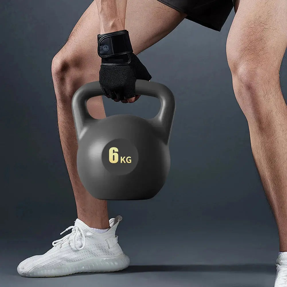 4Kg 6Kg Water-Filled Kettlebell Weights Shock-Proof Dumbbell Weights anti Slip Grip Hand Weights for Strength Training