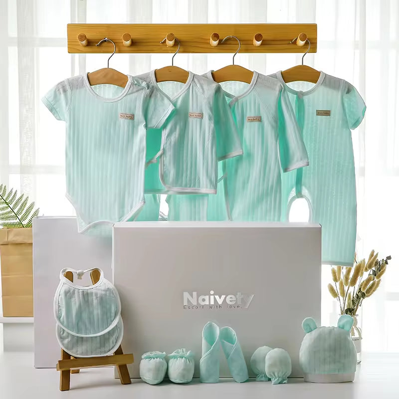 New Design Summer Short Sleeve Cool Newborn Baby Clothing Gift Set for Sale