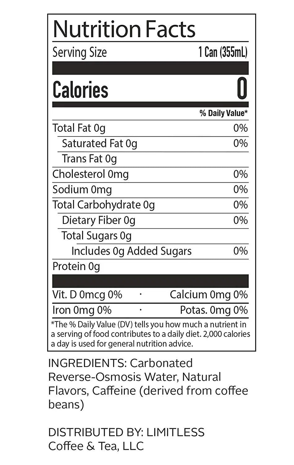 Lightly Caffeinated Sparkling Water, Blood Orange - 35Mg of Caffeine, No Calories, No Sugar, No Artificial Ingredients, 12 OZ Cans (8 CT, Pack of 2)