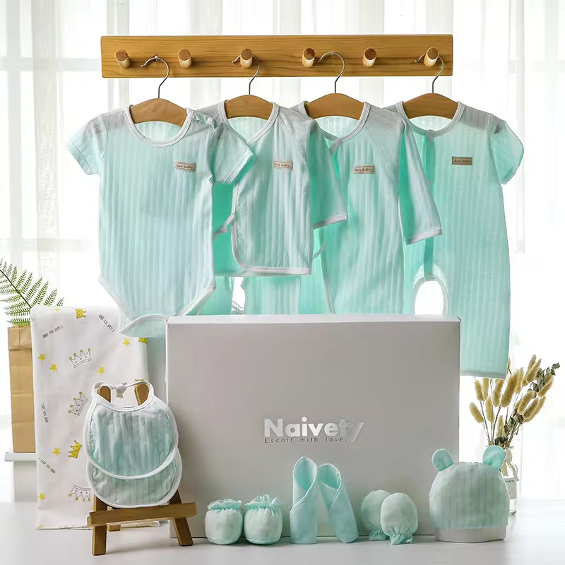 New Design Summer Short Sleeve Cool Newborn Baby Clothing Gift Set for Sale