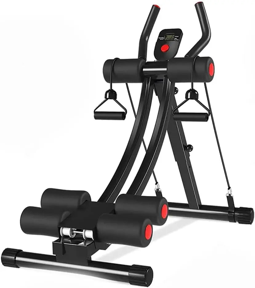 AB Workout Equipment, Home Gym Ab Machine for Abdominal Exercise and Strength Training, Height Adjustable Fitness Equipment