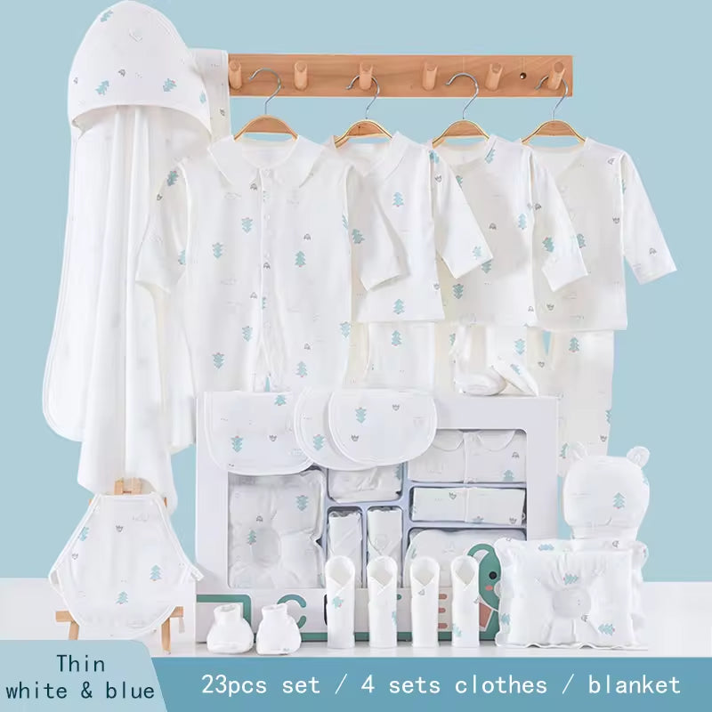 New Item 100% Cotton Baby Gift Set Newborn Baby Clothing Gift Set with Cute Pattern