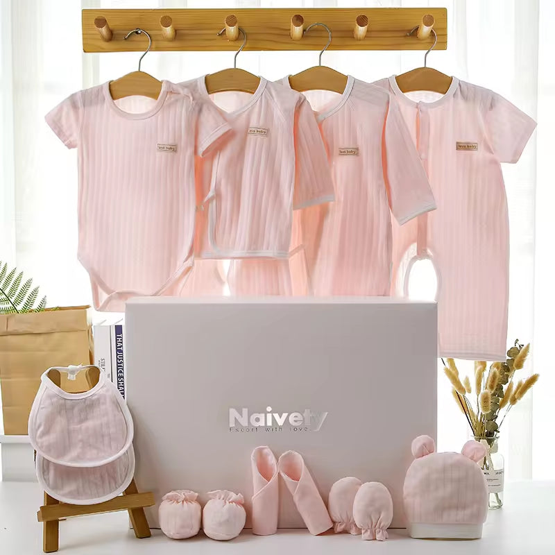 New Design Summer Short Sleeve Cool Newborn Baby Clothing Gift Set for Sale