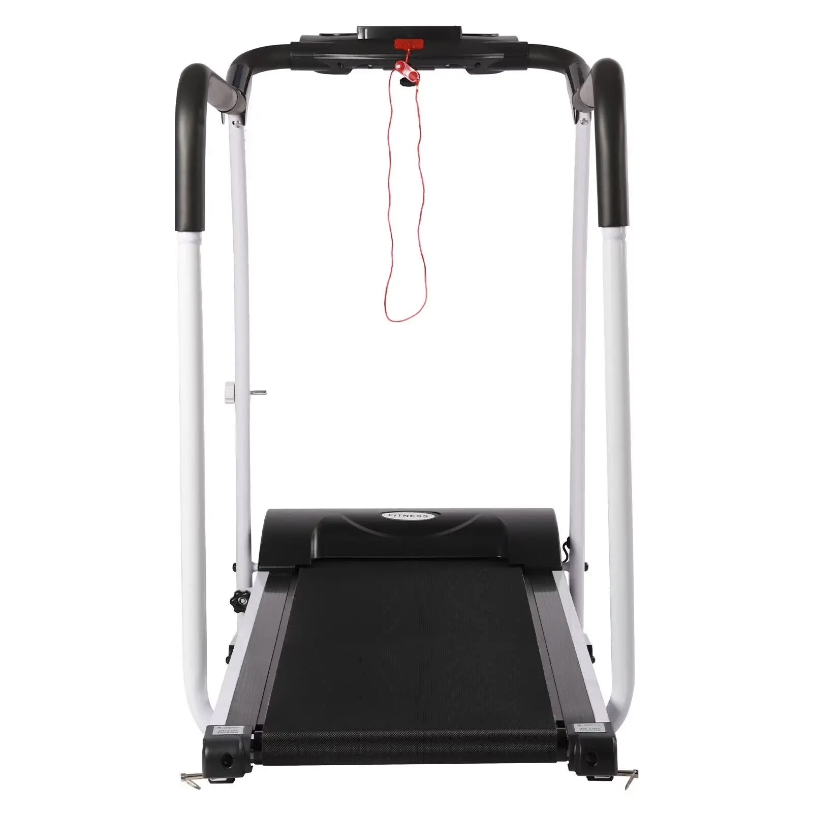 Recovery Fitness Walking Treadmill W/ Full Length Handrails Heart Rate Sensor