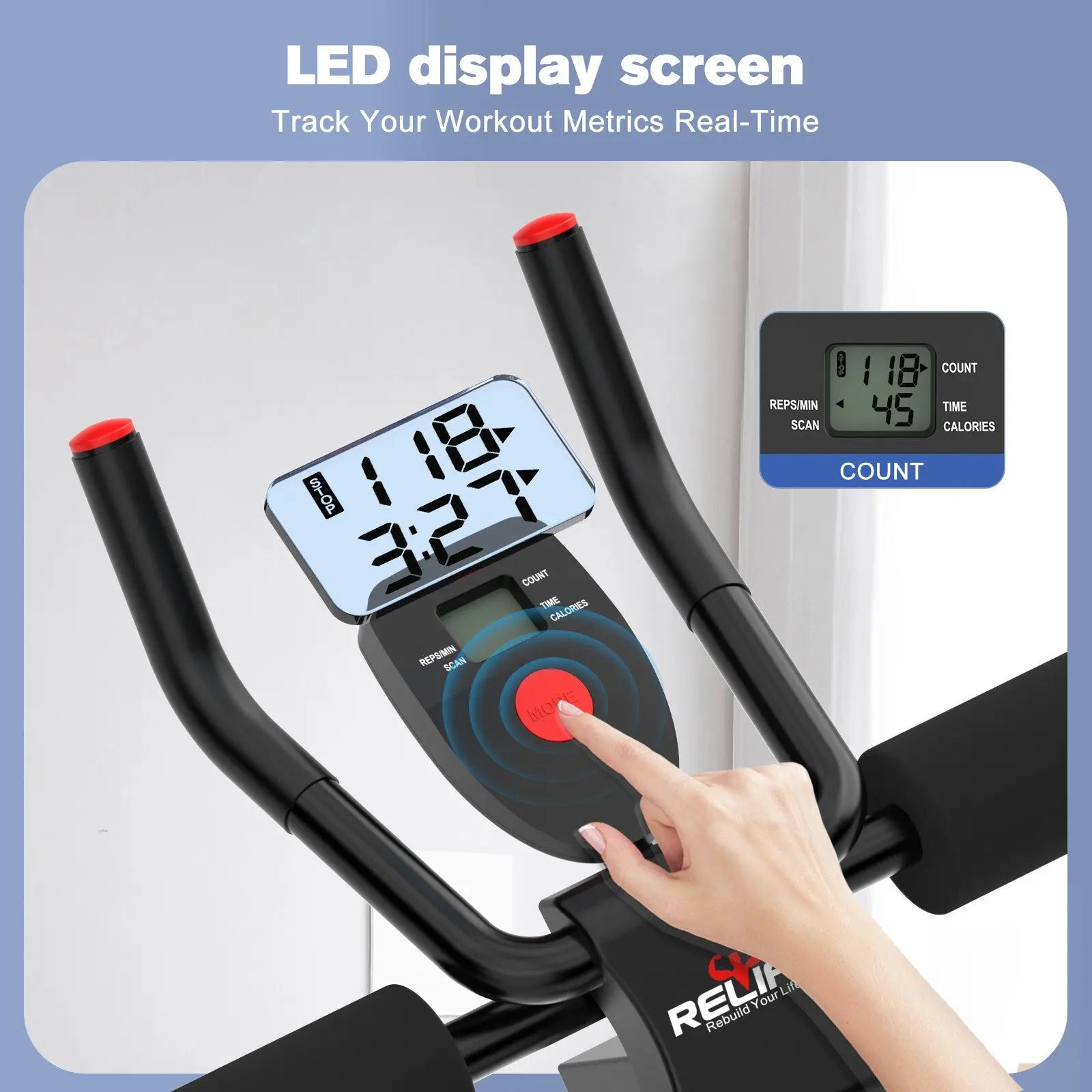 AB Workout Machine Abdominal Trainer Foldable Ab Cruncher Strength Training
