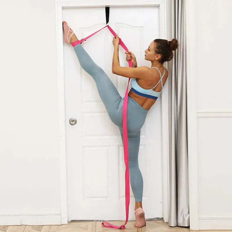 Women Door Flexibility Stretching Leg Stretcher Strap for Ballet Cheer Dance Trainer Yoga Flexibility Leg Stretch Belt