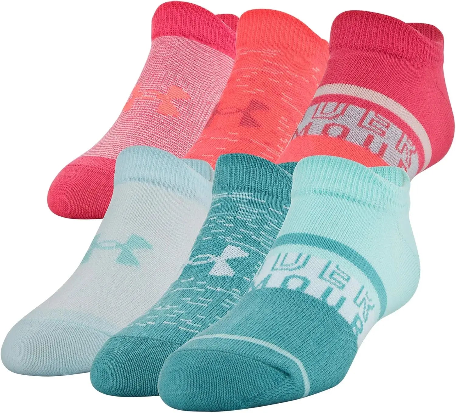 Kids' Essential 2.0 Lightweight No Show Socks, 6-Pairs