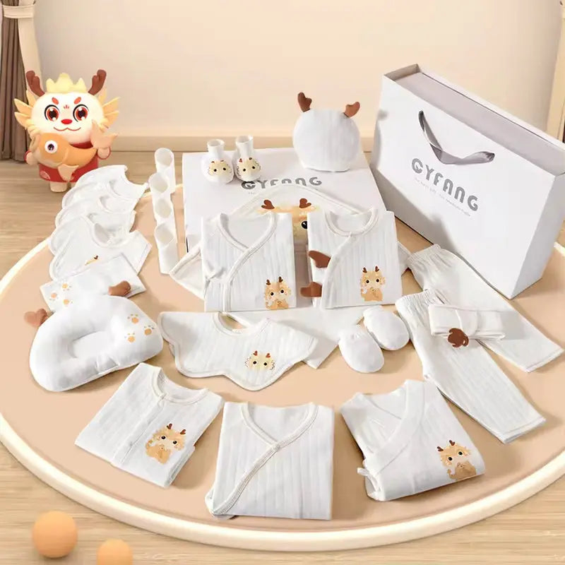 New Design 26Pcs 100% Cotton Breathable Romper Gift Boxes Baby Clothes for Newborn