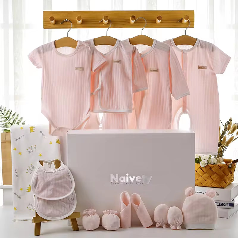 New Design Summer Short Sleeve Cool Newborn Baby Clothing Gift Set for Sale