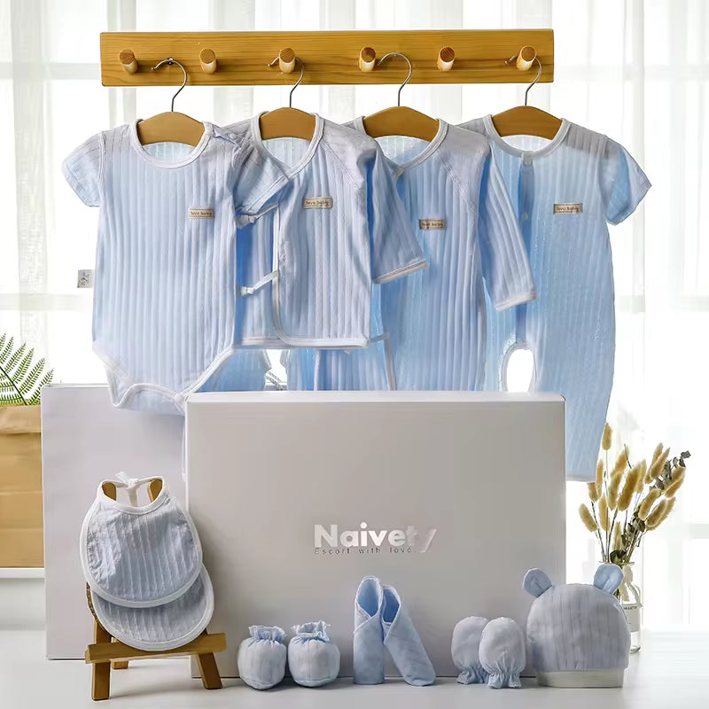 New Design Summer Short Sleeve Cool Newborn Baby Clothing Gift Set for Sale