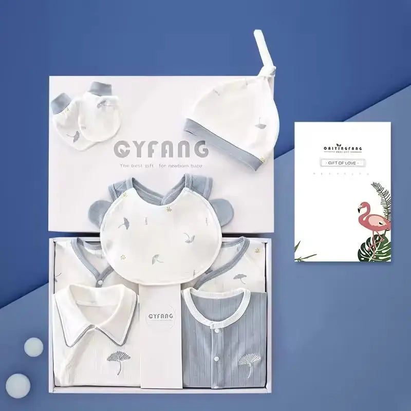Baby Clothes Autumn and Winter Set Newborn Gift Box Newborn Baby Supplies Full Moon Newborn Meeting Gift High-End