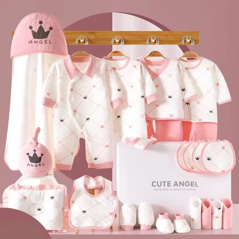 25Pcs Newborn Baby Knitted Rompers Clothes Set 100% Cotton Boys Girls Bodysuit Clothing Gift Set Infant knitted rompers set
100% cotton baby bodysuits
25-piece unisex baby set
Baby bodysuit gift set
Unisex infant clothing set
Soft cotton baby rompers
Newborn gift set
Baby shower gift idea
Gender-neutral baby clothes