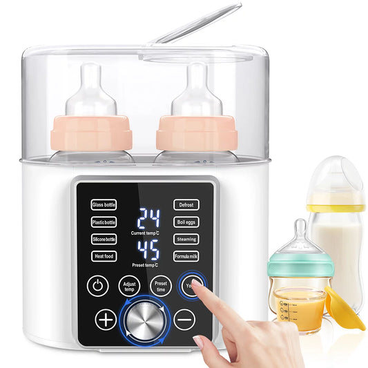 Bottle Warmer, 12-In-1 Baby Double Bottles Warmer Fast Baby Food Heater & Bpa-Free Milk Warmer with LCD Touch Display, Appointment & 24H Accurate Temperature Control for Breastmilk or Formula Multi-functional baby bottle warmer
Baby bottle warmer with LCD display
24-hour temperature control bottle warmer
Fast heating baby bottle warmer
Baby bottle warmer with touch display
Advanced baby bottle warmer
Baby feeding essentials
Convenient baby bottle warmer
Precise temperature control warmer
Baby milk warmer wi