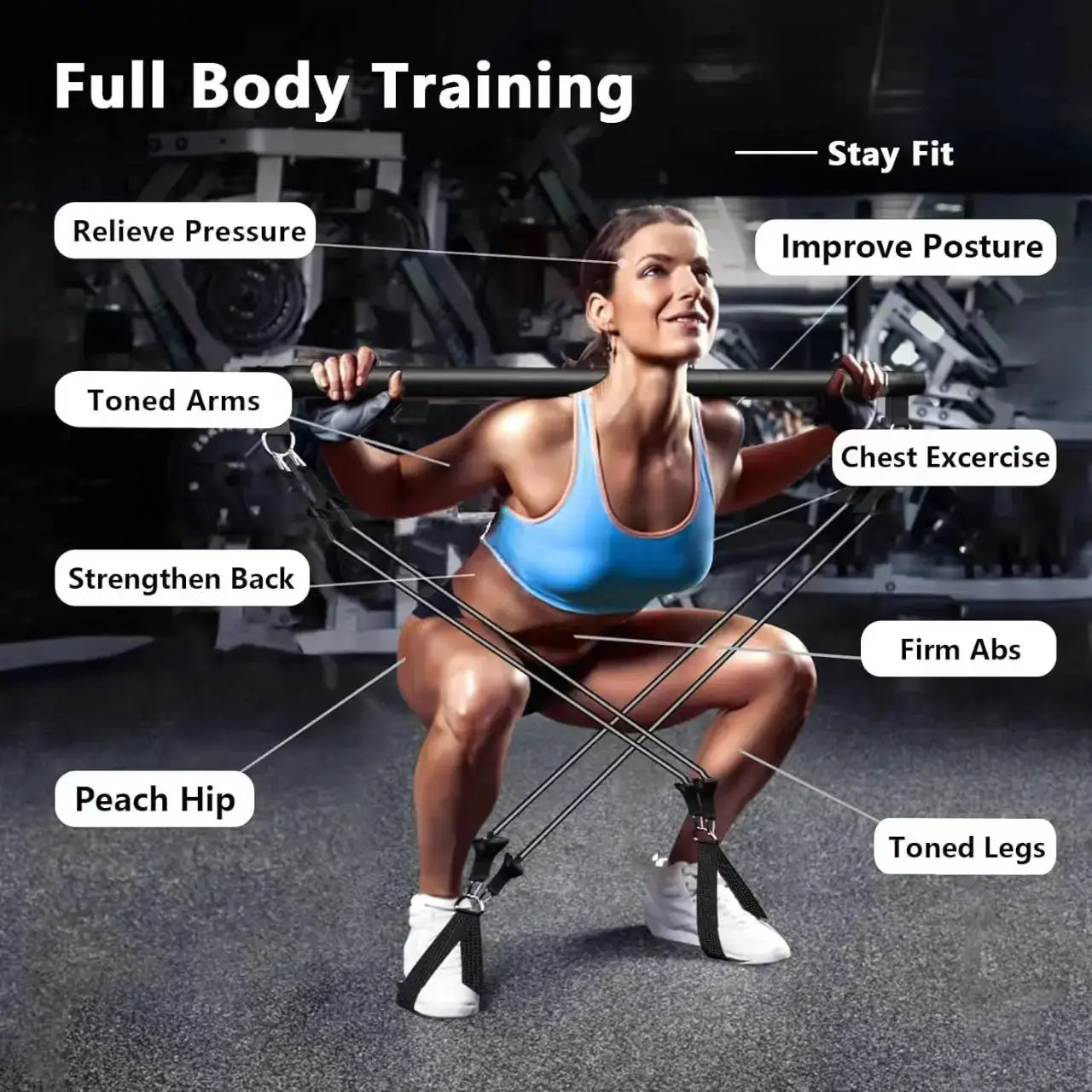 FlexBar - Multi-Functional Pilates Bar