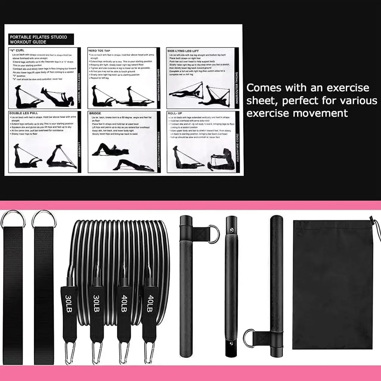 FlexBar - Multi-Functional Pilates Bar