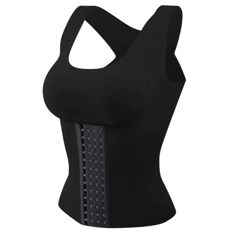 Women 3-In-1 Body Shapewear Posture Corrector Underwear Tummy Control Back Support Push up Bra Shaper Vest Slim Tank Top Corset