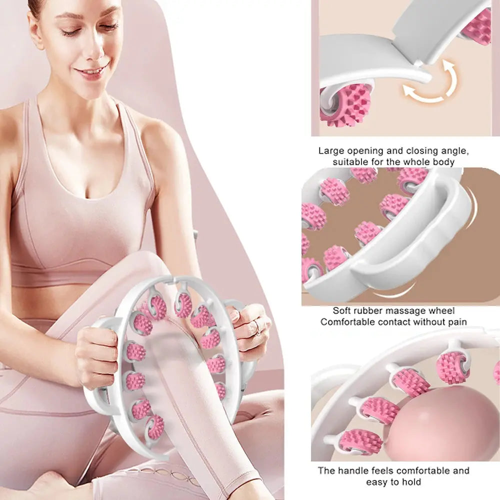 2PCS Foam Roller-Cellulite Massager Roller,Cellulite Remover Muscle Massage Roller for Body,Deep Massage Tool for Relieve Muscle