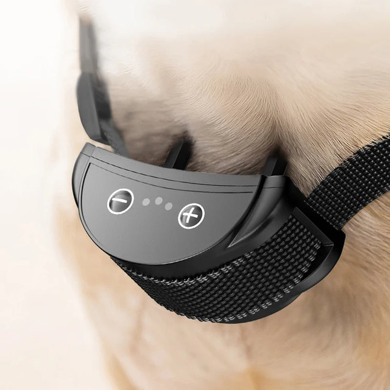 Electric Dog anti Bark Shock Collar Rechargeable Dogs Training Bark Control Collars for Pet Automatic Dog Barking Stopper