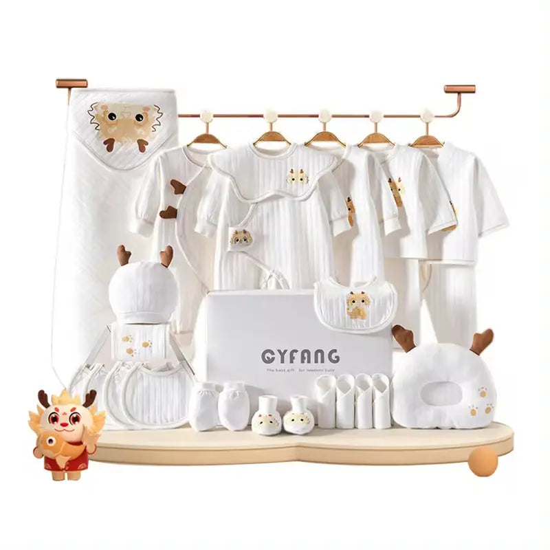 New Design 26Pcs 100% Cotton Breathable Romper Gift Boxes Baby Clothes for Newborn