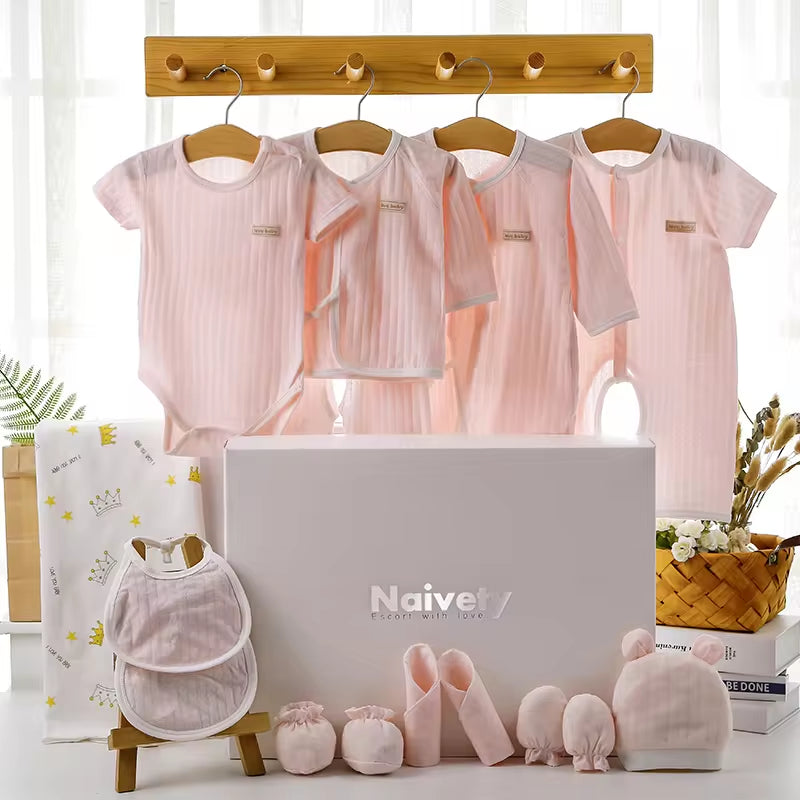 New Design Summer Short Sleeve Cool Newborn Baby Clothing Gift Set for Sale