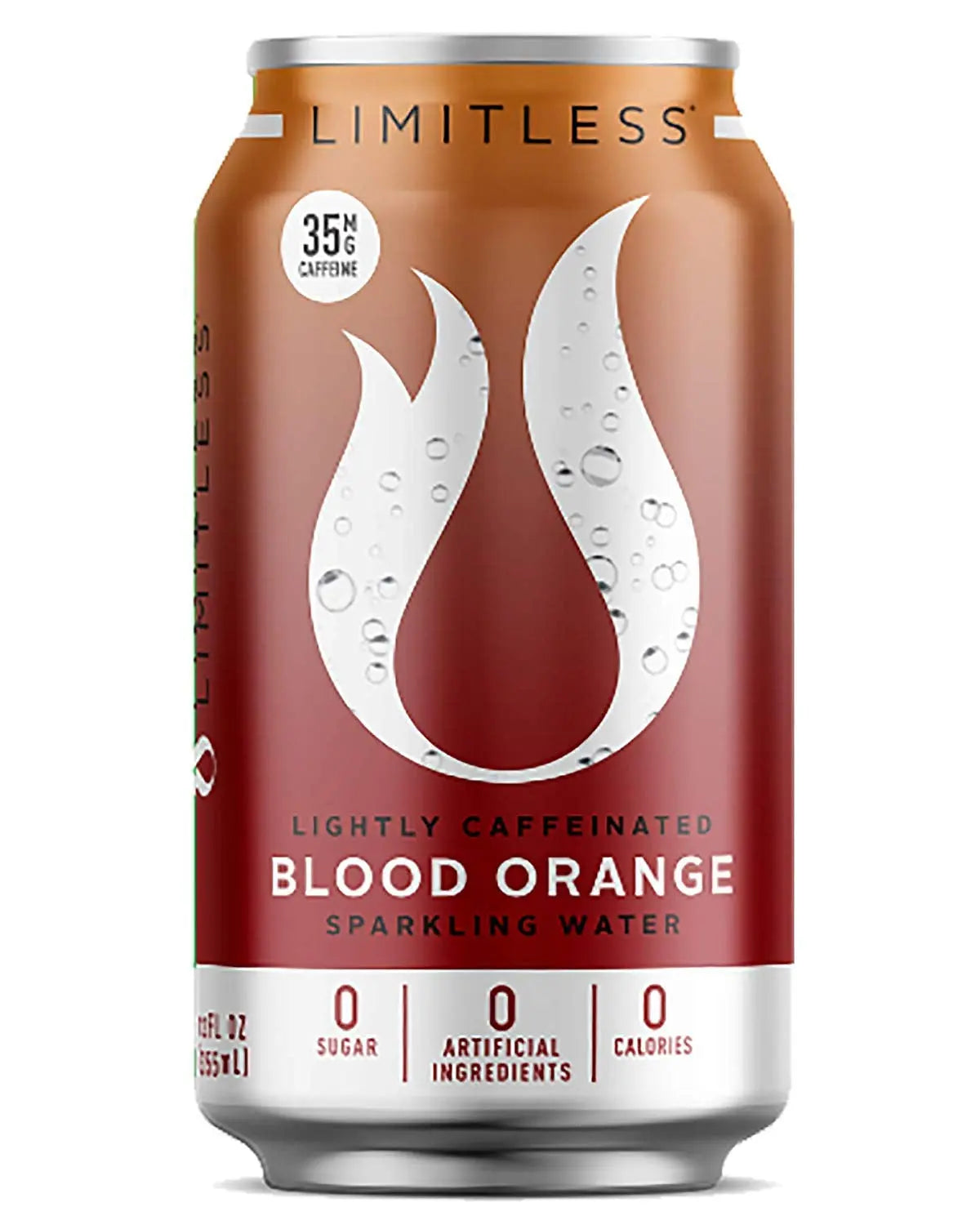 Lightly Caffeinated Sparkling Water, Blood Orange - 35Mg of Caffeine, No Calories, No Sugar, No Artificial Ingredients, 12 OZ Cans (8 CT, Pack of 2)