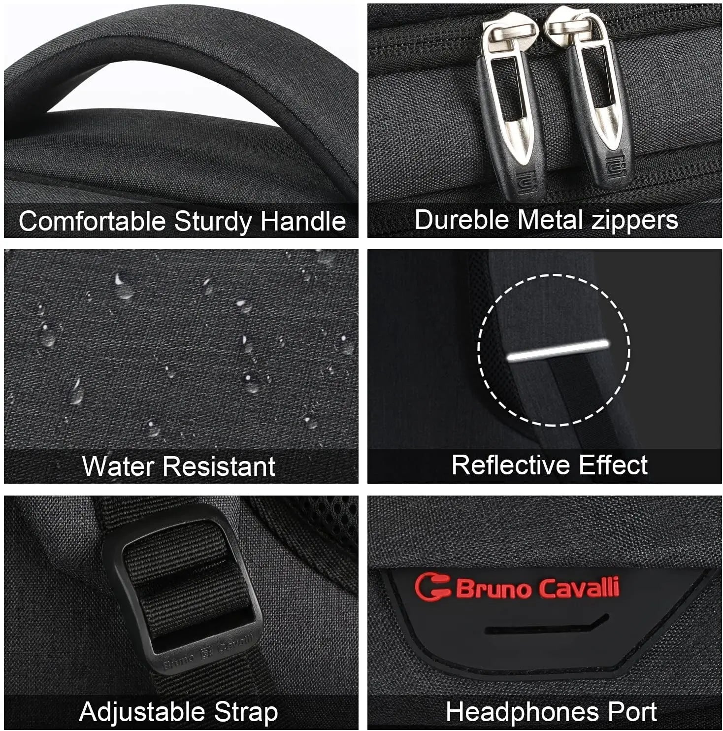 Laptop Backpack,Business Travel anti Theft Slim Durable Laptops Backpack with USB Charging Port,Water Resistant College Computer Bag for Women &amp; Men Fits 15.6 Inch Laptop and Notebook - Black