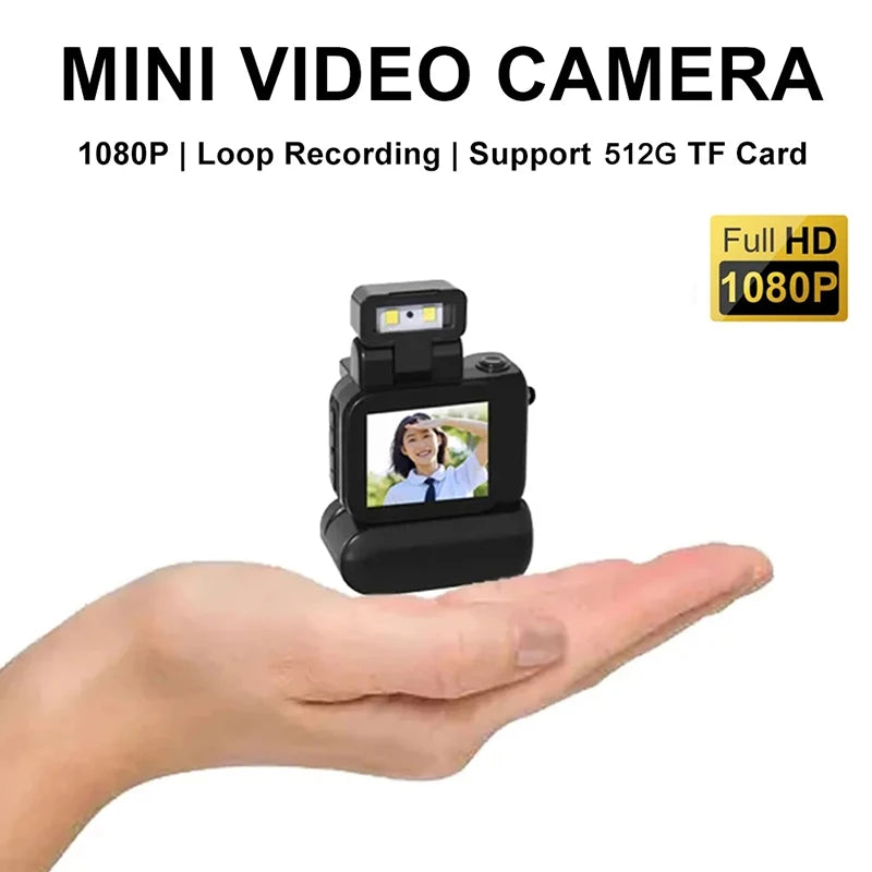 Mini Monoreflexes Style Camera Cmos with Flash Lamp and Battery Dock Portable Video Recorder Dv 1080P with Lcd Screen New